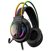 RAMPAGE RM-K17 X-MONARCH SİYAH USB 7.1 RGB HEADBAND GAMING MİKROFONLU OYUNCU KULAKLIĞI