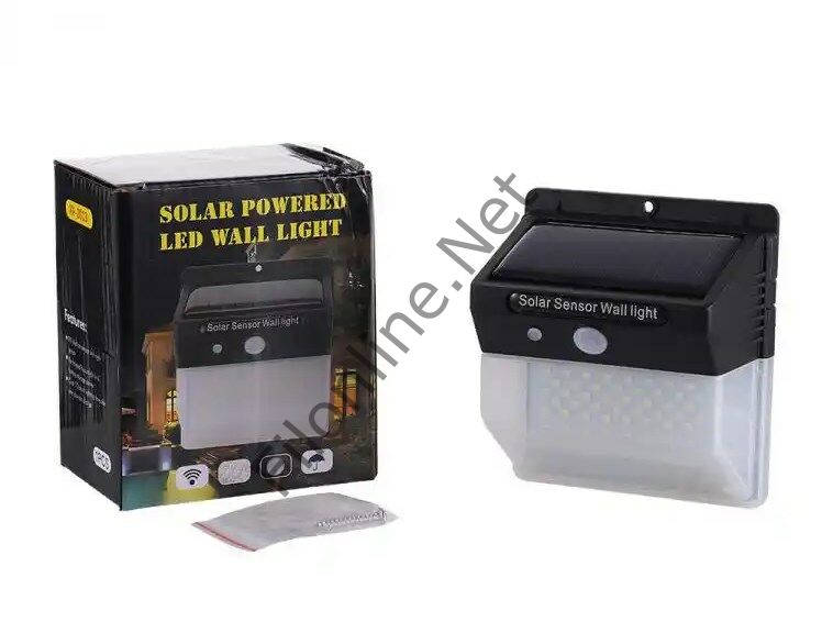 Solar Powered Led Lamba Hareket Algılama 3 kademeli Lamba