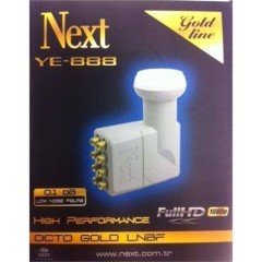 NEXT GOLD YE-888 LNB 8 BAĞIMSIZ ÇIKIŞLI FULL HD 1080P F KONNEKTÖR YAĞMUR KORUMALI