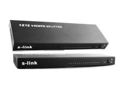 S-LINK SL-LU626 SPLITTER 16 PORT HDMI 1080P 3D SPLITTER