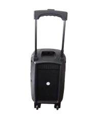 TAŞINABİLİR TOPLANTI ANFİSİ 8'' ŞARJLI USB/TF/AUX TEKERLEKLİ KABLOSUZ MİKROFONLU SPEAKER ANFİ DM-08