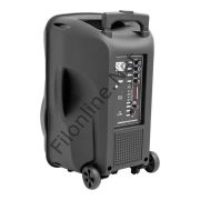 İFOX FX-120 2 EL TELSİZ MİKROFONLU USB-SD- BLUETOOTH 12'' SEYYAR AKTİF ANFİ