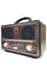NIKULA STAR RDL-4613BT RADYO ŞARJLI AUX/USB/SD/TF/BT  NOSTALJİK AHŞAP GÖRÜNÜMLÜ KUMANDALI  RADYO