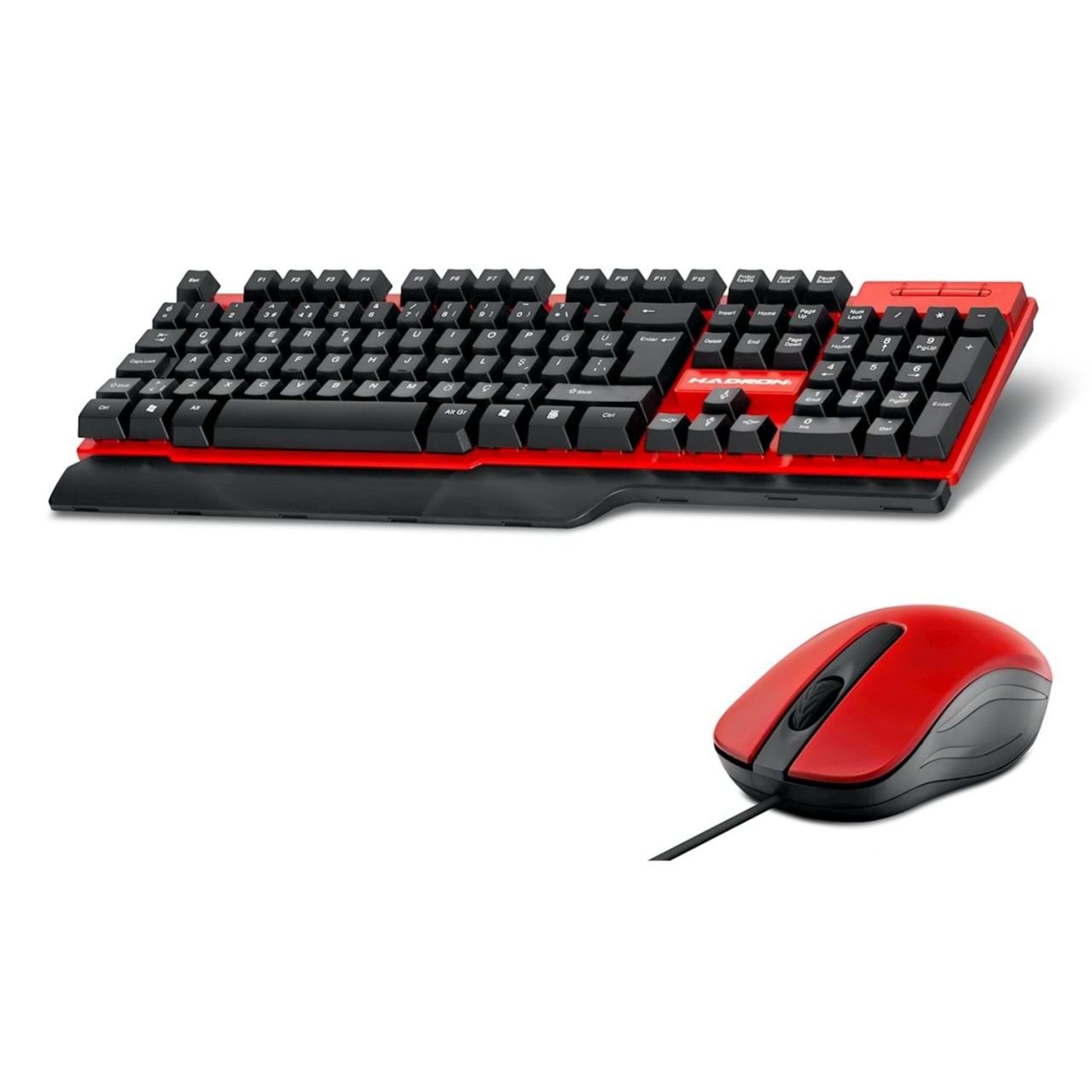 KLAVYE & MOUSE SET 1200 DPI KABLOLU TÜRKÇE Q KLAVYE & MOUSE SET HADRON HD861K