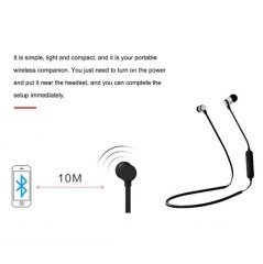KULAKLIK BOYUNLU BLUETOOTHLU MİKROFONLU 5V MIKNATISLI KULAKLIK WIRELESS SPORT-OTE80