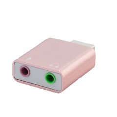SES KARTI 7.1 USB SES KARTI PEMBE SOUND CARD USB 7.1 HADRON HN2218