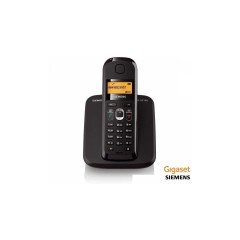 TELEFON TELSİZ MASAÜSTÜ KABLOSUZ SİYAH DECT TELEFON GIGASET AS180