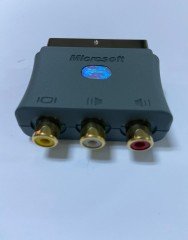MICROSOFT SCART TO RCA  TO TOS AV ÇEVİRİCİ SCART LALE  ADAPTÖR