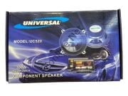 13CM KOMPANENT SET OTO HOPARLÖR 5.25'' TWETEER-SES FİLTRELİ HOPARLÖR 2'Lİ TAKIM  300W UNIVERSAL UC520