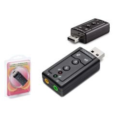 SES KARTI 7.1 USB SES ADAPTÖRÜ USB SOUND CARD ADAPTÖR HADRON HD4177