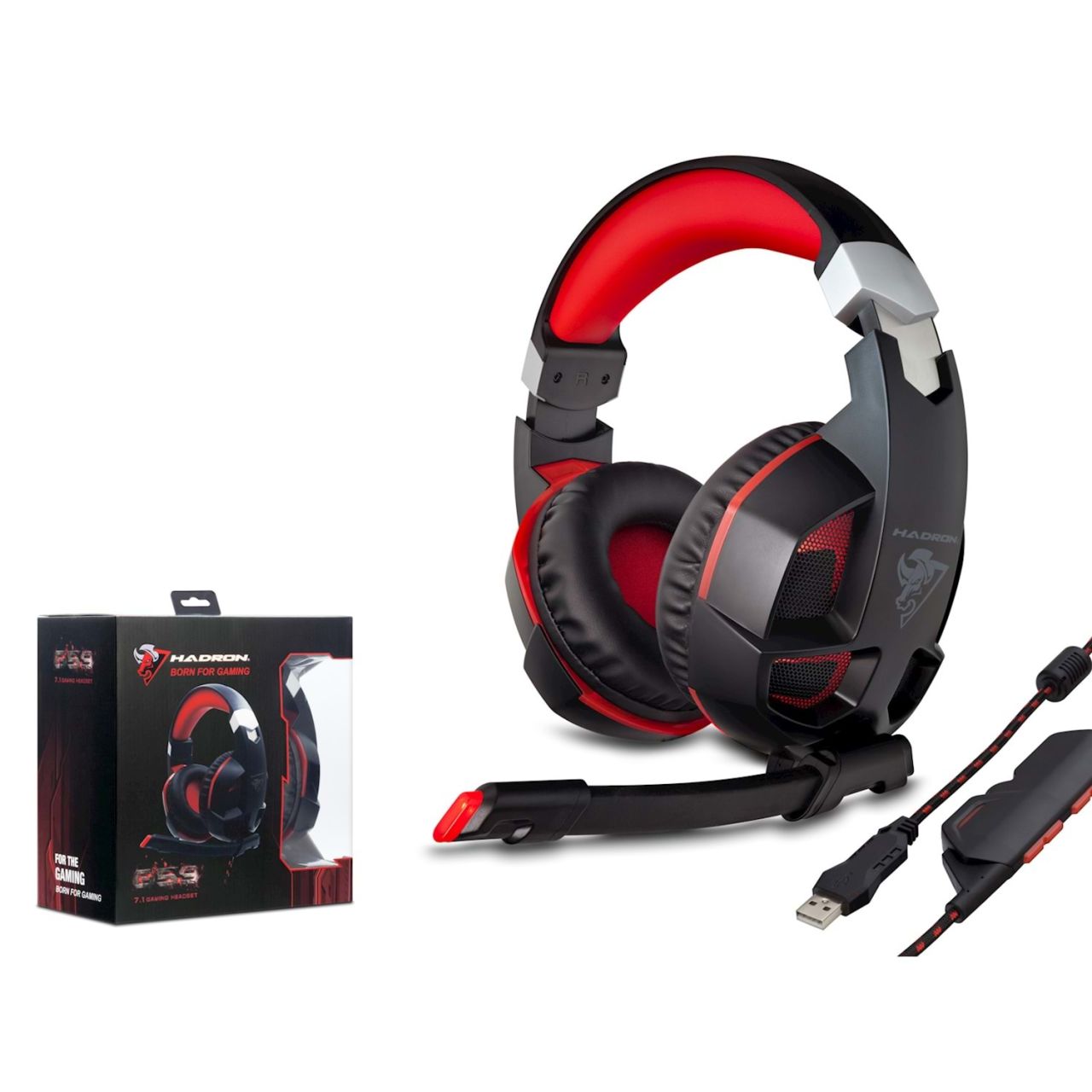 HADRON G59 PS4 KULAKLIK MİKROFONLU USB 7.1 OYUNCU KULAKLIĞI GÜRÜLTÜ ÖNLEME PS4 UYUMLU  KULAKLIK