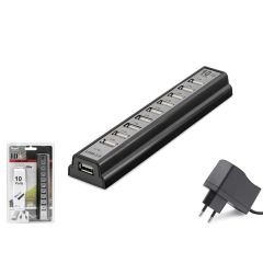 HADRON HN113 USB ÇOKLAYICI 10 PORT USB HUB 5 GBPS USB 10'LU ÇOKLAYICI HUB USB PORT