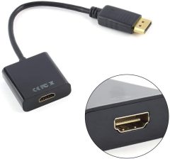 ADAPTÖR DISPLAYPORT TO HDMI ÇEVİRİCİ DÖNÜŞTÜRÜCÜ ADAPTÖR KABLOSU ALFAIS AL4556