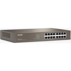 SWITCH 10/100/1000 16 PORTLU RACK-M MASAÜSTÜ ETHERNET SWITCH TENDA TEG1016D