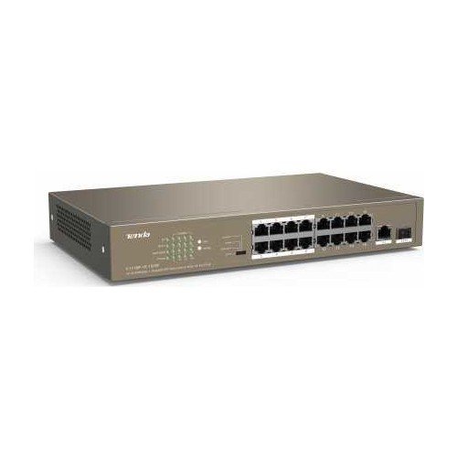 SWITCH 16 PORT 10/100 POE +1 GIGABIT/SFP SWITCH TENDA TEF1118P-16-150W
