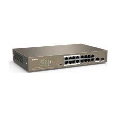 SWITCH 16 PORT 10/100 POE +1 GIGABIT/SFP SWITCH TENDA TEF1118P-16-150W