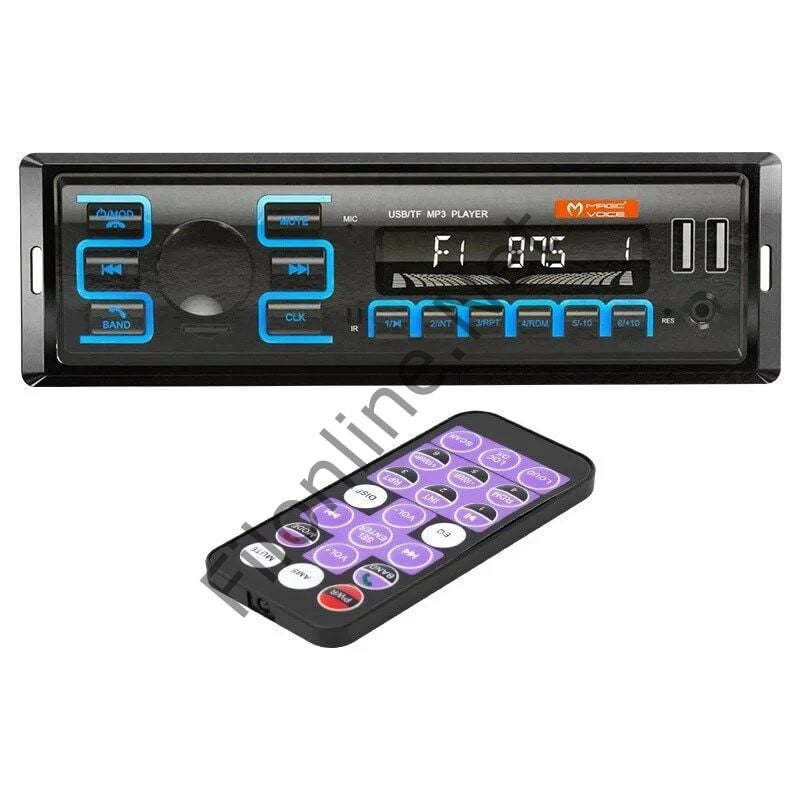 MAGICVOICE MV-5417 USB-SD-FM-AUX-BLUETOOTH MEKANİKSİZ OTO TEYP