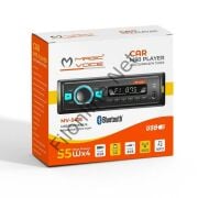 MAGICVOICE MV-5416 USB-SD-FM-AUX-BLUETOOTH MEKANİKSİZ OTO TEYP