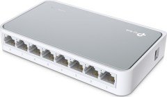 TP-LINK TL-SF1008D 8-Port 10/100Mbps Tak ve Kullan % 60 Enerji Tasarruflu Switch