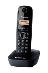 TELEFON TELSİZ 50 KİŞİ HAFIZALI 1.25'' SİYAH DECT TELSİZ TELEFON PANASONIC KX TG1611