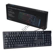 HELLO HL-18744 RGB IŞIKLI KABLOLU OYUNCU KLAVYESİ