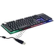 HELLO HL-18744 RGB IŞIKLI KABLOLU OYUNCU KLAVYESİ