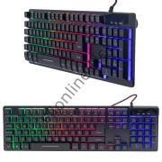 HELLO HL-18744 RGB IŞIKLI KABLOLU OYUNCU KLAVYESİ